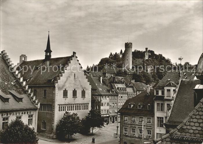 Ravensburg Wuerttemberg mit Rathaus