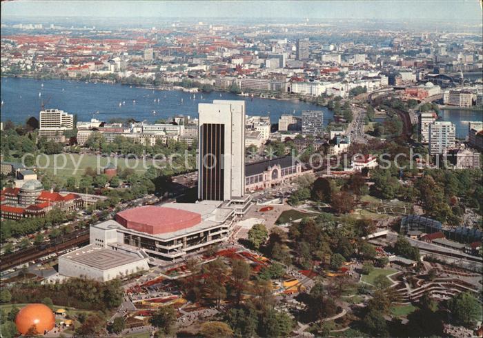 HAMBURG CITY mit Fernsehturm und Congress Centrum und Alster