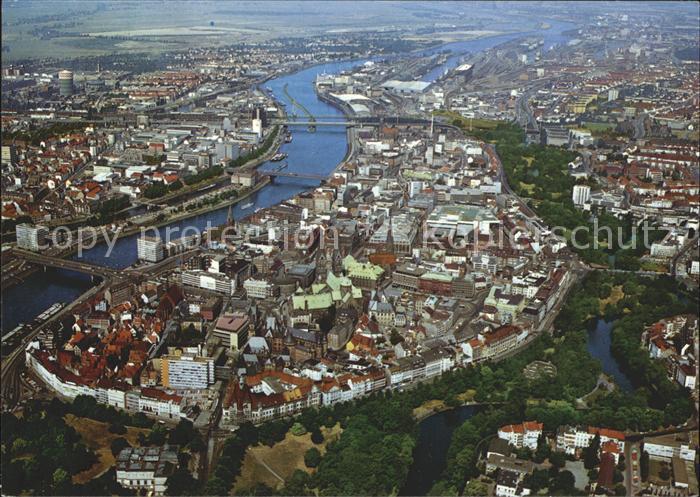 BREMEN CITY Fliegeraufnahme