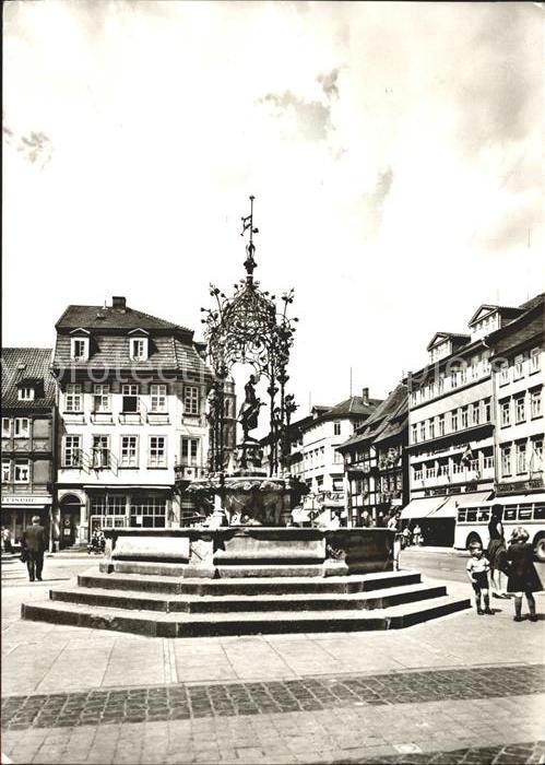 Goettingen Niedersachsen Gaenseliesel Brunnen