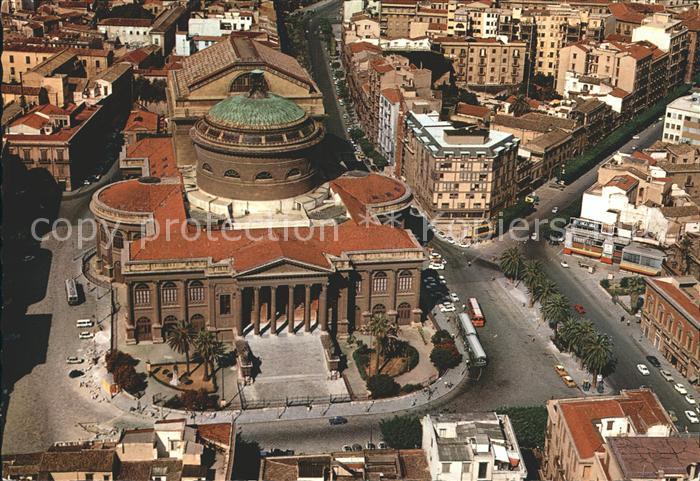 Palermo Sicilia Teatro Massimo Fliegeraufnahme