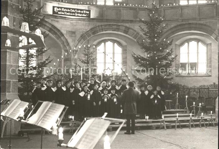 Schneeberg Erzgebirge Weihnachtssingen in St. Wolfgans-Kirche