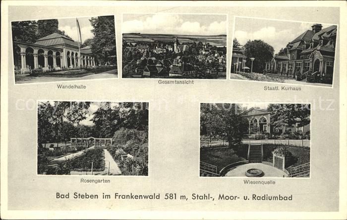 Bad Steben Kurhaus Wandelhalle Wiesenquelle