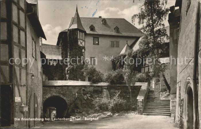 Leutenberg Thueringen Friedensburg Burghof