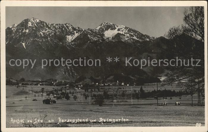 Kochel See Herzogstand und Heimgarten