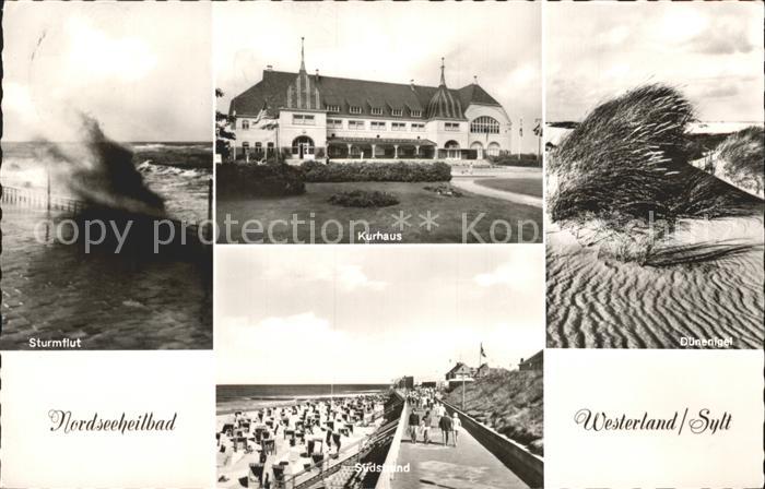 Westerland Sylt Kurhaus Duenen Strand