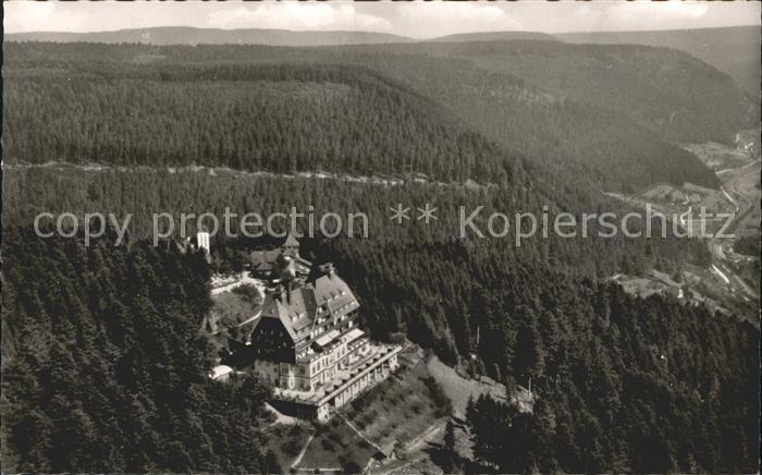 Wildbad Schwarzwald Fliegeraufnahme Sommerberg