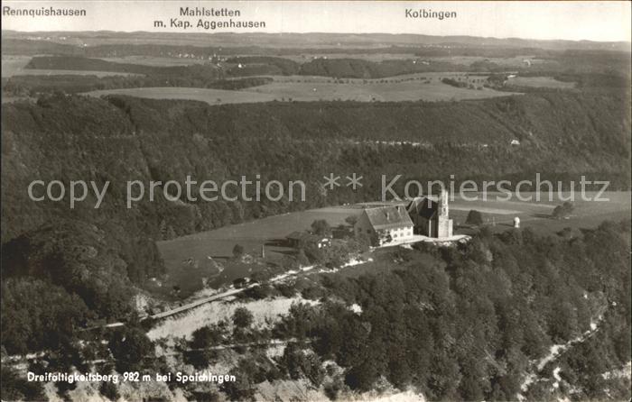 Spaichingen Fliegeraufnahme Dreifaltigkeitsberg