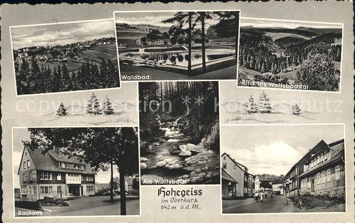 Hohegeiss Harz Wolfsbachtal Waldbad Rathaus