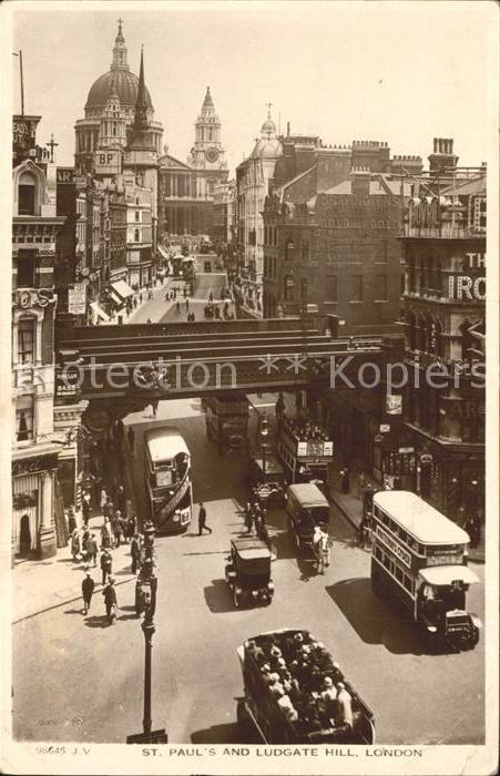 London St. Pauls and Ludgate Hill