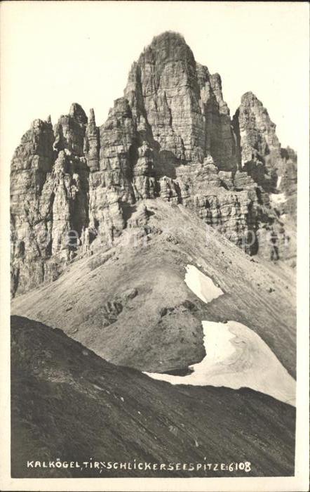Tirol Region Kalkoegel Tirnschlickerseespitze