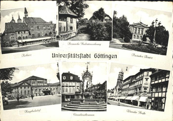 Goettingen Niedersachsen Deutschen Theater Weender Strasse