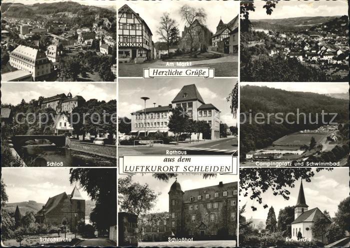 Schleiden Eifel Markt Schloss Camping Rathaus