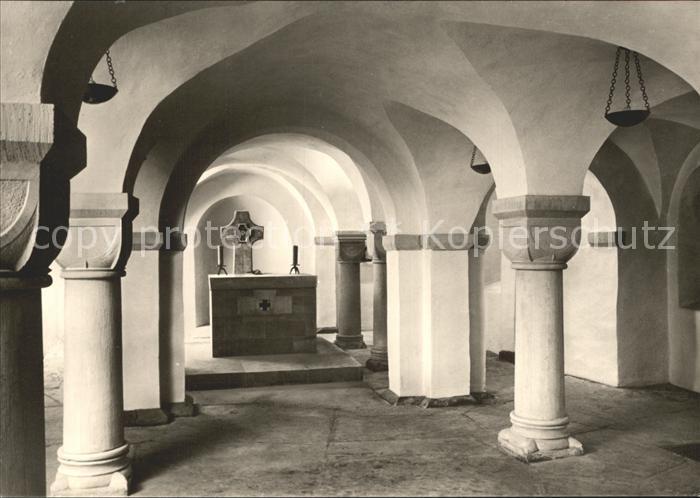 Freckenhorst Stiftskirche Krypta mit Freckenhorster Kreuz