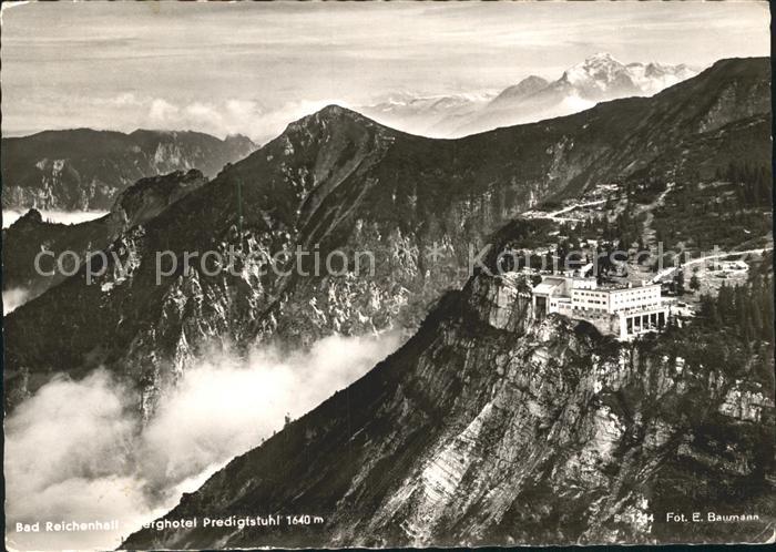 Bad Reichenhall Fliegeraufnahme Berghotel Predigtstuhl
