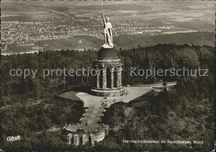 Hermannsdenkmal Fliegeraufnahme