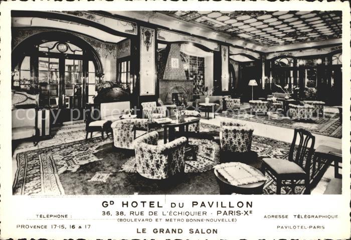 Paris Hotel du Pavillon Grand Salon