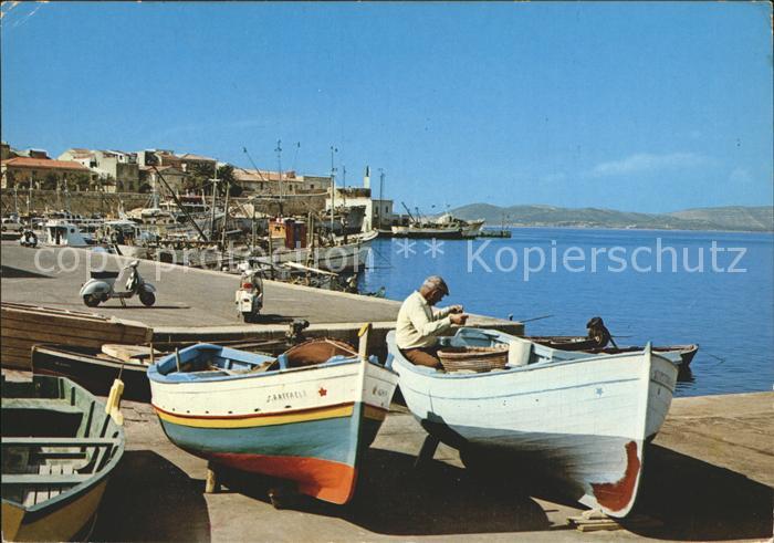 Alghero Hafen Fischerboote