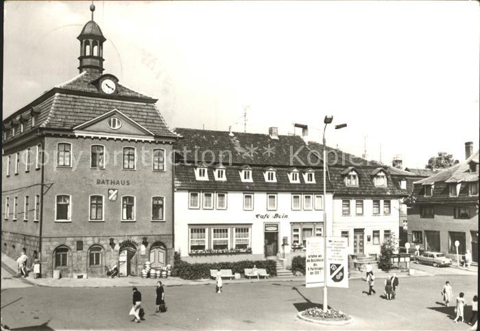 Bad Salzungen Marktplatz mit Rathaus