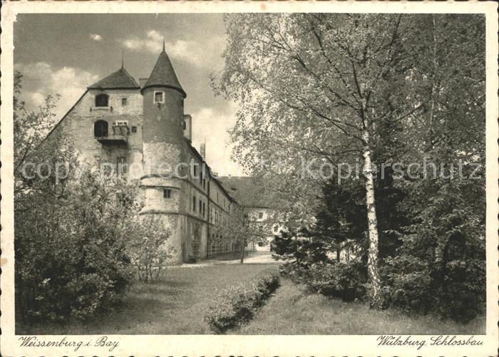 Weissenburg Bayern Wuelzburg Schlossbau