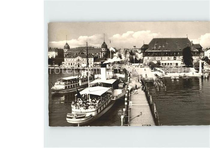 Dampfer Seitenrad Konstanz Hafen Konzil