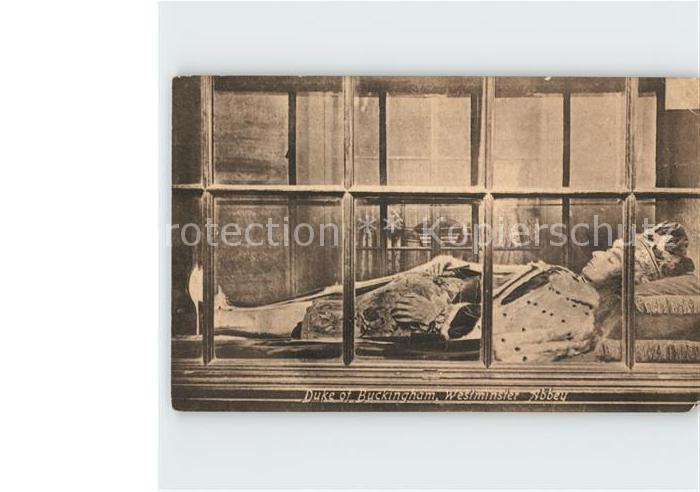 Adel England Duke of Buckingham Westminster Abbey