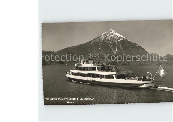 Motorschiffe Jungfrau Thunersee Niesen