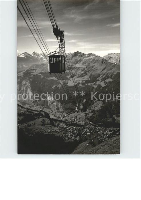 Seilbahn Maennlichen Lauterbrunnental Wengen