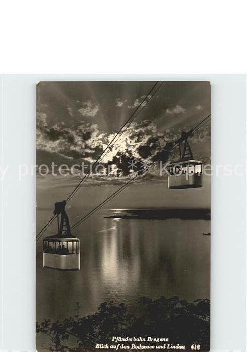 Seilbahn Pfaender Bregenz Bodensee Lindau
