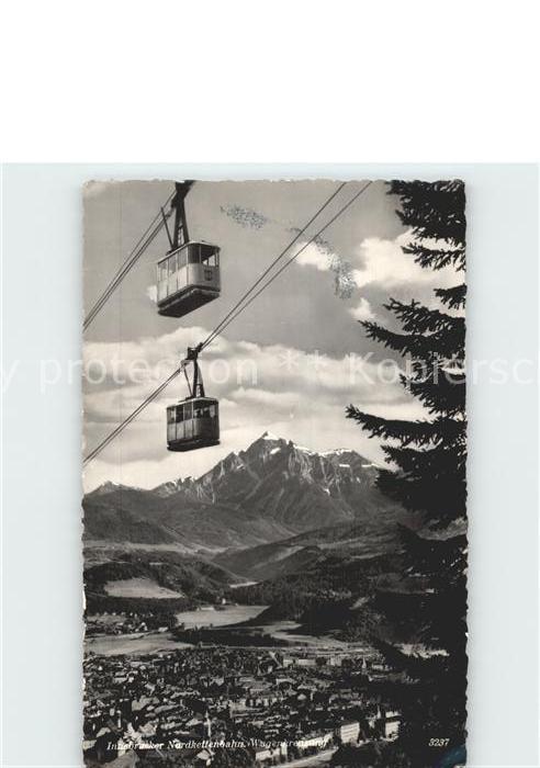 Seilbahn Innsbrucker Nordkettenbahn Wagenkreuzung
