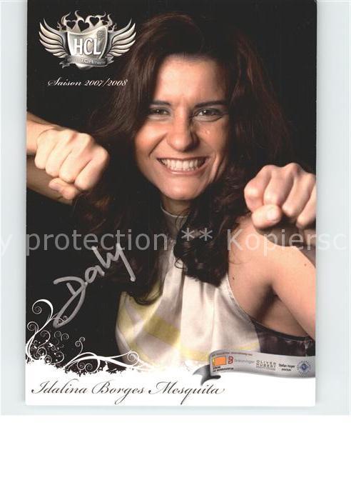 Handball Idalina Borges Mesquita Autogramm