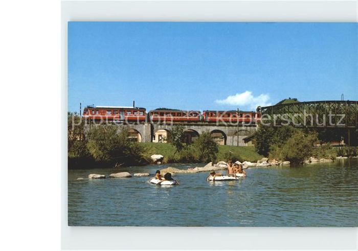 Eisenbahn Pendelzug Appenzeller Bahnen AB/SGA Sitterviadukt