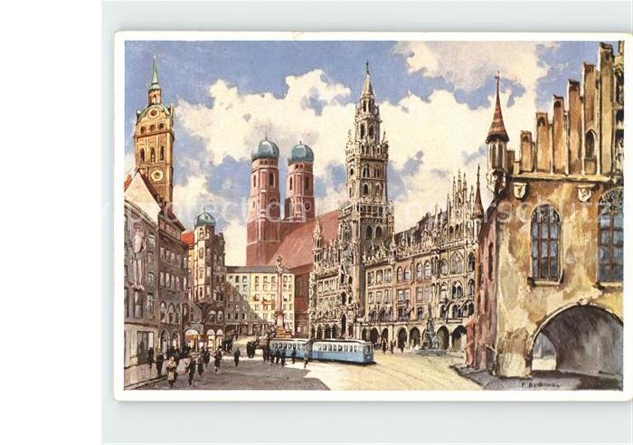 Strassenbahn Muenchen Verlag-Lengauer-Nr. 2068