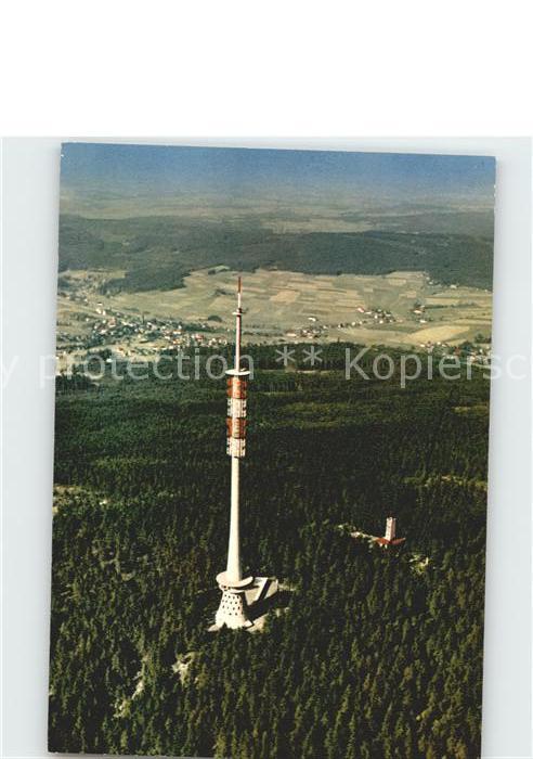 Fernsehturm Funkturm Ochsenkopf Fliegeraufnahme