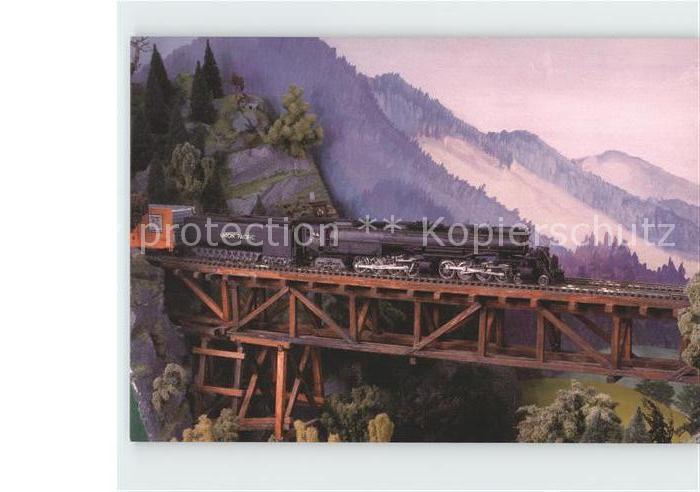 Modellbau-Eisenbahn Rocky Mountains