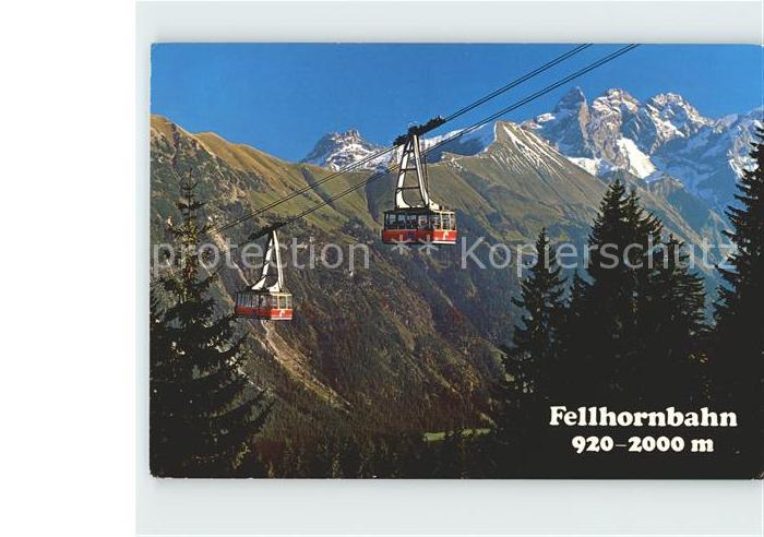 Seilbahn Fellhorn Oberstdorf Kratzer Maedelegabelgruppe