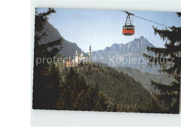 Seilbahn Tegelberg Schloss Neuschwanstein Gehrenspitze