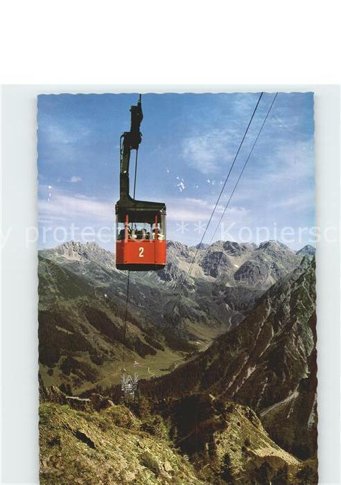 Seilbahn Walmendingerhorn Mittelberg Kleines Walsertal