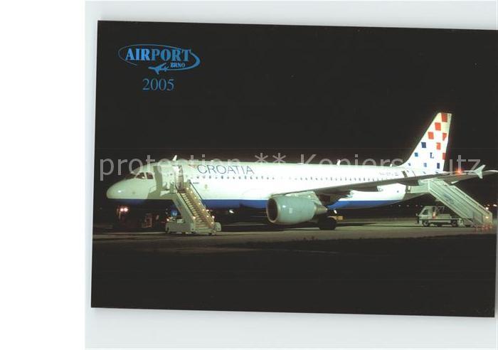 Flugzeuge Zivil Croatia Airlines Airbus A320-214 Airport Brno
