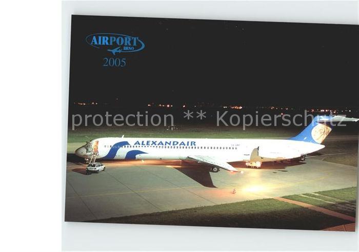 Flugzeuge Zivil Alexandair McDonnell Douglas MD-82 Airport Brno