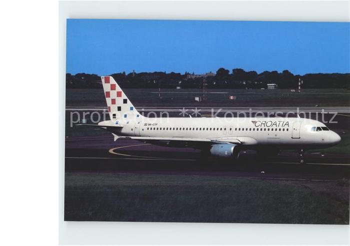 Flugzeuge Zivil Croatia Airlines A320-211 9A-CTF c/n 25