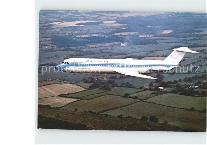 Flugzeuge Zivil Bavaria Bac Super One-Eleven Holiday Jet