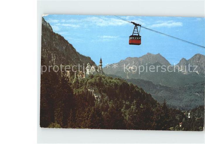 Seilbahn Tegelberg Schwangau Fuessen Schloss Neuschwanstein