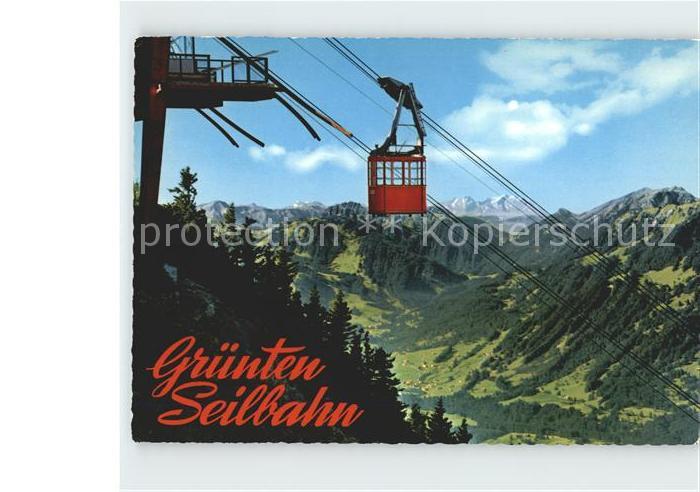 Seilbahn Gruenten Hoernergruppe Altmann Saentis Stuibenkette