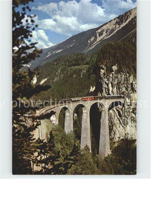 Viadukte Viaduc Landwasser-Viadukt Rhaetische Bahn Filisur