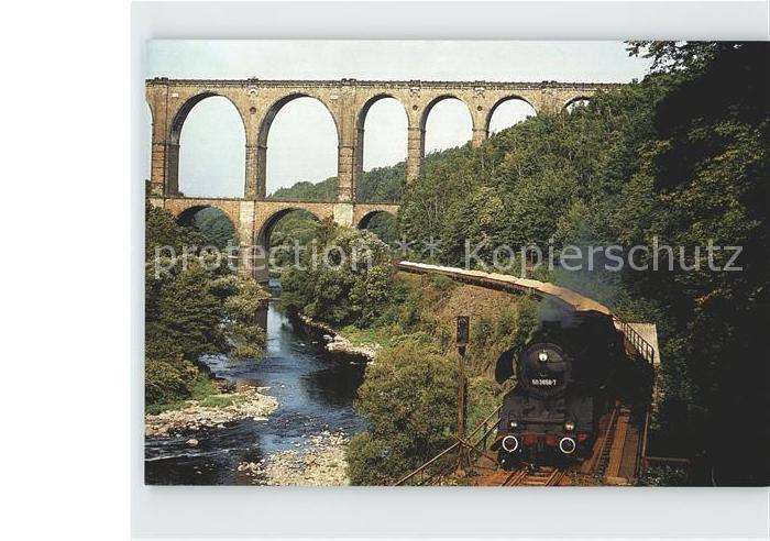 Lokomotive Reko-Gueterzugdampflokomotive 50 3658 Goehrener Viadukt