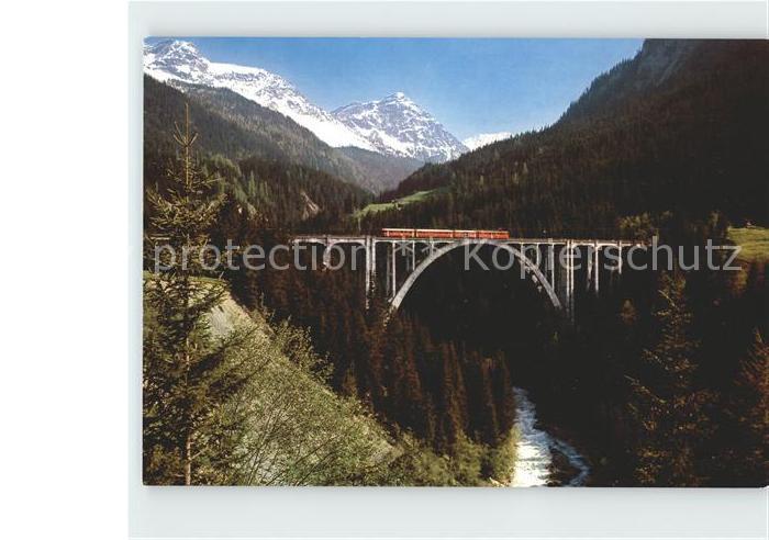 Viadukte Viaduc Langwieser Rhaetische Bahn