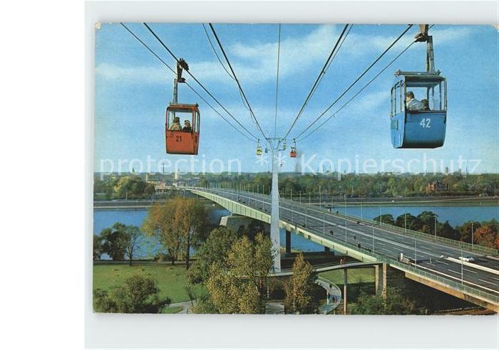Seilbahn Koeln am Rhein Zoobruecke