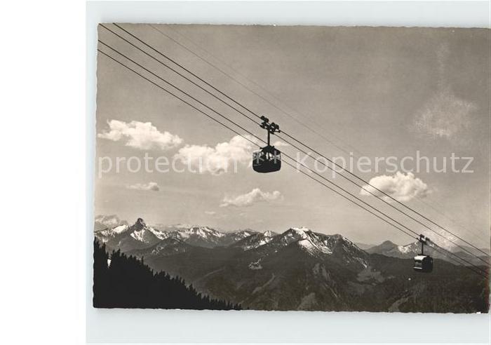 Seilbahn Wallberg Rottach-Egern Zugspitze Hirschberg