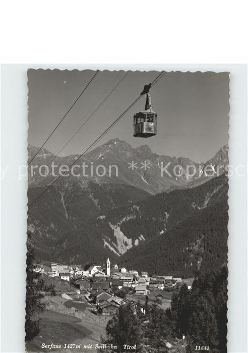 Seilbahn Serfaus Tirol